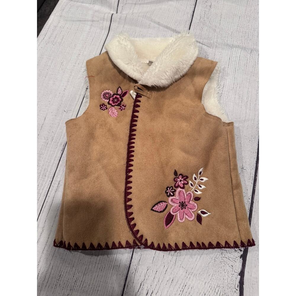 Koala Kids Faux Suede Vest Size 48 months